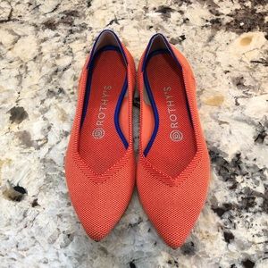 Rothy’s Coral Flats